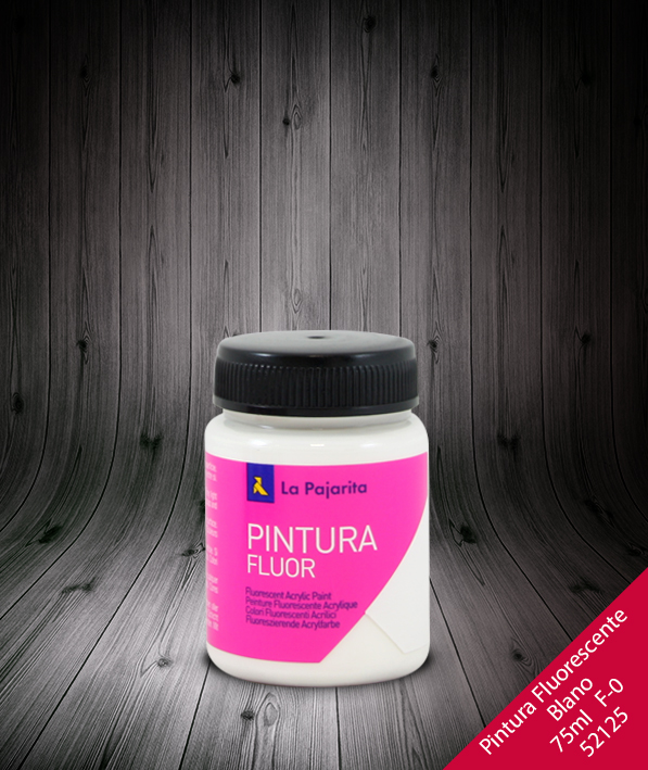 Blanco Fluorescente PINTURA FLUORESCENTE BLANCO 75ML F-0 PINTURA  FLUORESCENTE BLANCO 75ML F-0