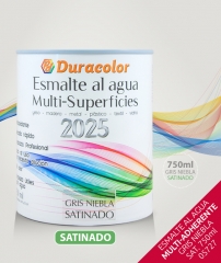 Foto principal ESMALTE AL AGUA MULTISUPERFICIES GRIS NIEBLA SATINADO 750ml