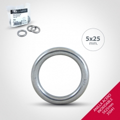 Foto principal ANILLA ACERO INOXIDABLE 5X25mm