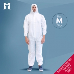 Foto principal BUZO PLASTIFICADO T/M.30GRS.BLANCO