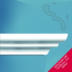 Foto principal MOLDURA S80 70/80mm 2m