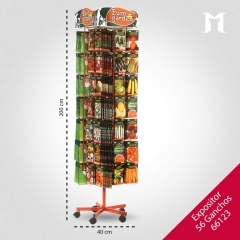 Foto principal EXPOSITOR GIRATORIO 56GANCHOS EURO GARDEN