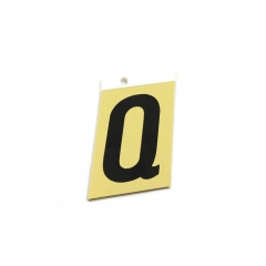 Foto principal LETRA Q ALUMINIO ADHESIVA 5/8’’ (16X10MM) SABAT