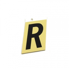 Foto principal LETRA R ALUMINIO ADHESIVA 1’’ (25X16MM) SABAT