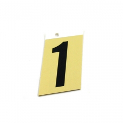 Foto principal NÚMERO 1 ALUMINIO ADHESIVO 1’’ (25X16MM) SABAT