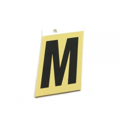 Foto principal LETRA M ALUMINIO ADHESIVA 1.5’’ (32X25MM) SABAT