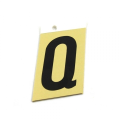 Foto principal LETRA Q ALUMINIO ADHESIVA 2’’ (61X38MM) SABAT