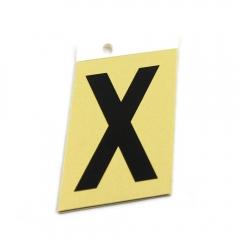 Foto principal LETRA X ALUMINIO ADHESIVA 3’’ (89X57MM) SABAT