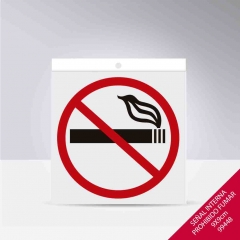 Foto principal SIGNO INTERNACIONAL MINI PROHIBIDO FUMAR 90X90MM