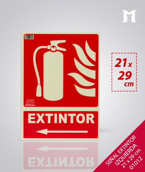Foto principal EXTINTOR IZQUIERDO LUMINIS.21X29 CM