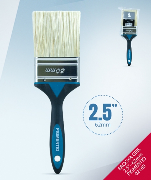 Foto principal BROCHA GRIS 2.5 PULGADAS - 62MM PIGMENTIO