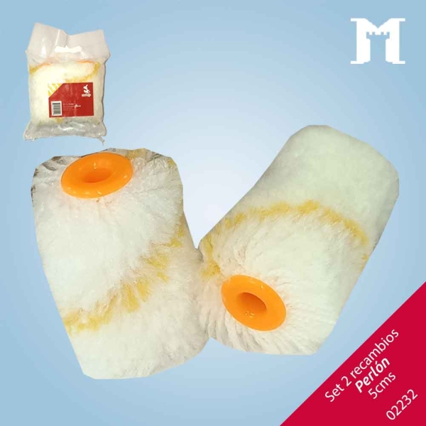 Foto principal SET RPTOS.RODILLO PERLON 5CM.(2UDS)