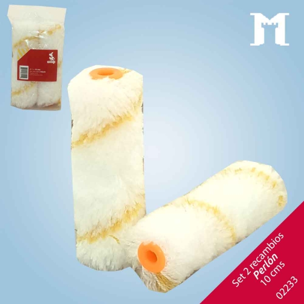 Foto principal SET RPTOS.RODILLO PERLON 10CM(2UDS)
