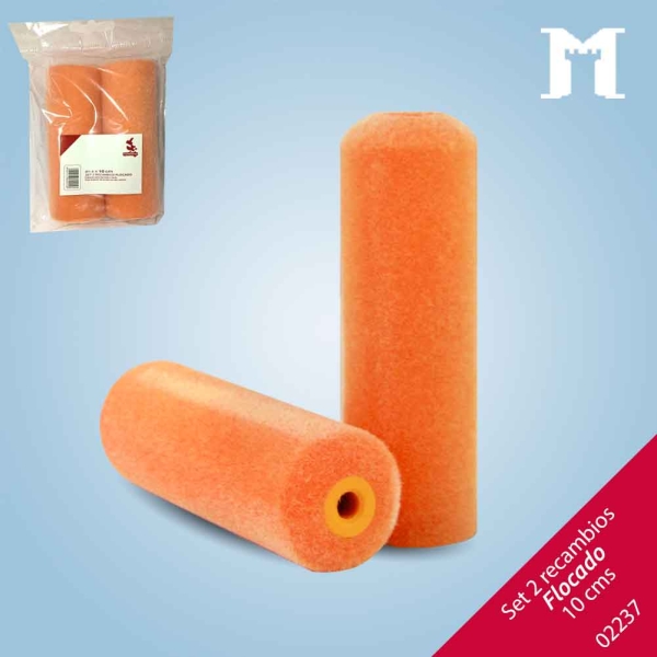 Foto principal SET RPTOS RODILLO FLOC.10CM(2UDS)