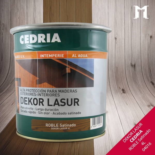 Foto principal ROBLE SATINADO CEDRIA DEKOR LASUR 4L