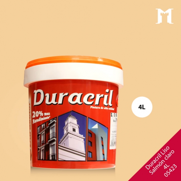 Foto principal DURACRIL LISO 4L SALMÓN CLARO BASE P