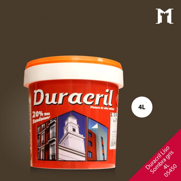 Foto principal DURACRIL LISO 4L SOMBRA GRIS BASE TR