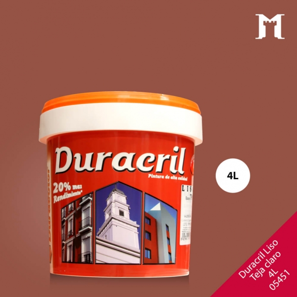 Foto principal DURACRIL LISO 4L TEJA CLARO BASE TR