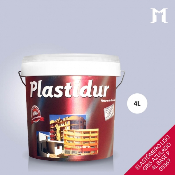 Foto principal ELASTÓMERO LISO GRIS AZULADO 4L BASE P