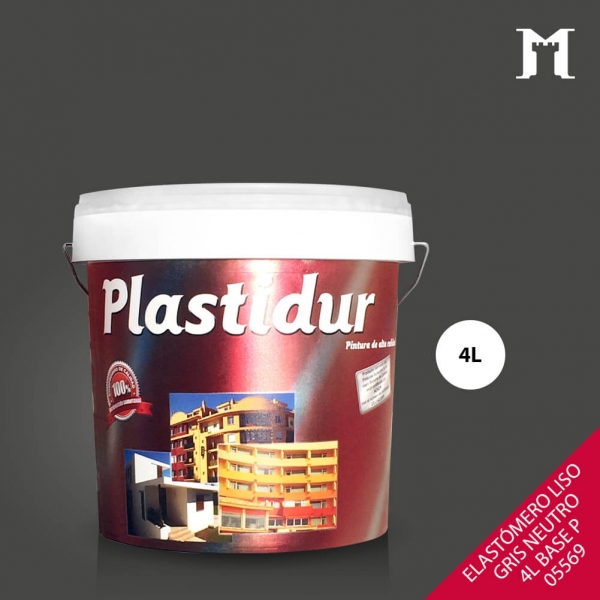 Foto principal ELASTÓMERO LISO GRIS NEUTRO 4L BASE P