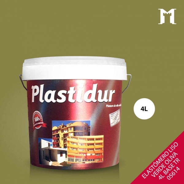 Foto principal ELASTÓMERO LISO VERDE OLIVA 4L BASE TR