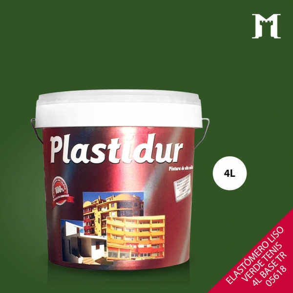 Foto principal ELASTÓMERO LISO VERDE TENIS 4L BASE TR