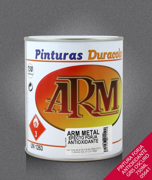 Foto principal PINTURA FORJA ANTIOXIDANTE GRIS OSCURO 750ML