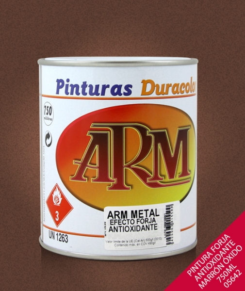 Foto principal PINTURA FORJA ANTIOXIDANTE MARRÓN OXIDO 750ML