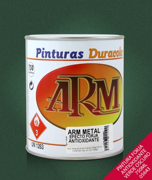 Foto principal PINTURA FORJA ANTIOXIDANTE VERDE OSCURO 750ML