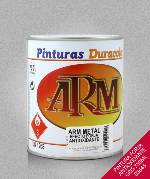 Foto principal PINTURA FORJA ANTIOXIDANTE GRIS 750ML