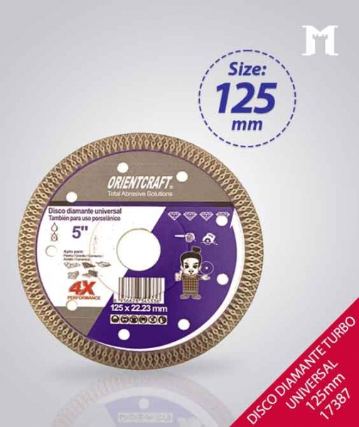 Foto principal DISCO DIAMANTE MULTICORTE 125 MM