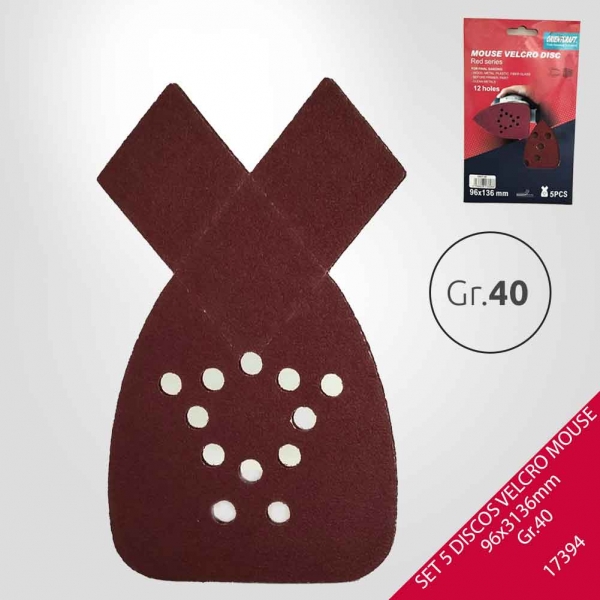 Foto principal D.VELCRO MOUSE 96X136 G.40 SET 5