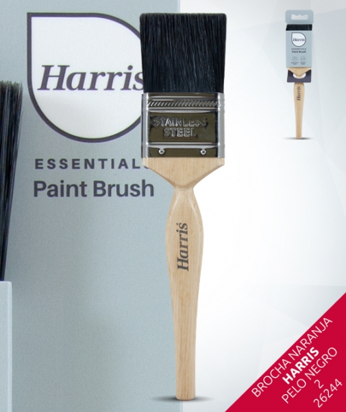 Foto principal BROCHA NARANJA PELO NEGRO 2 HARRIS