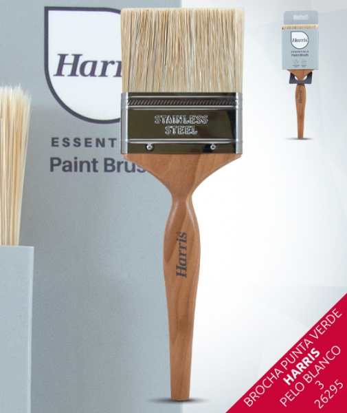 Foto principal BROCHA PUNTA VERDE PELO BLANCO 3 HARRIS