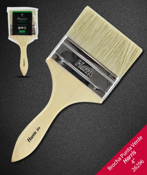 Foto principal BROCHA PUNTA VERDE PELO BLANCO 4 HARRIS