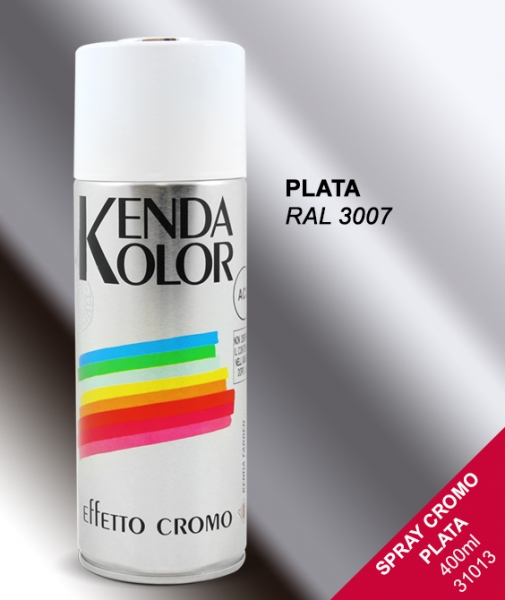 Foto principal SPRAY CROMO PLATA KENDA 400ml SIN/0253007