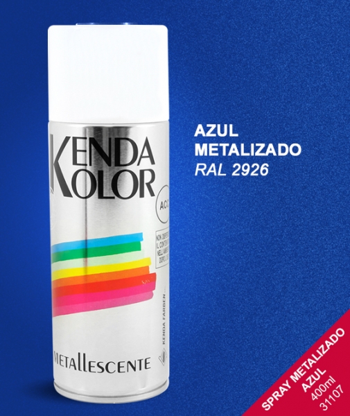 Foto principal SPRAY METALIZADO AZUL KENDA 400ml SIN/020 2926