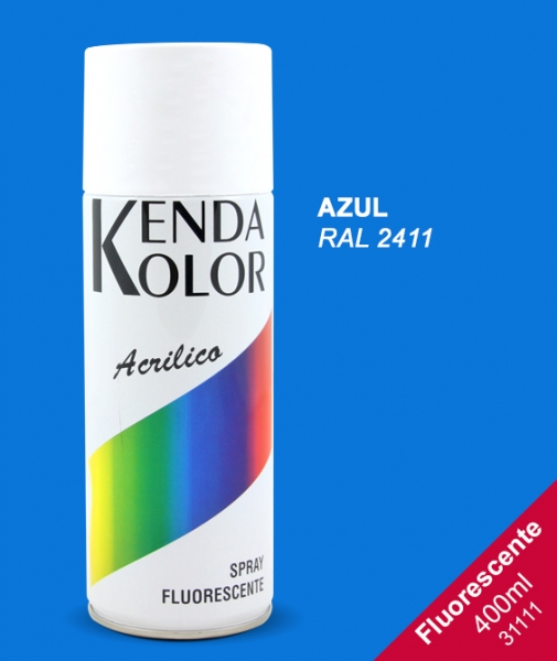 Foto principal SPRAY FLUORESCENTE AZUL KENDA 400ml RAE  2411
