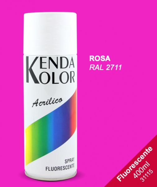 Foto principal SPRAY FLUORESCENTE ROSA KENDA 400ml RAE 2711