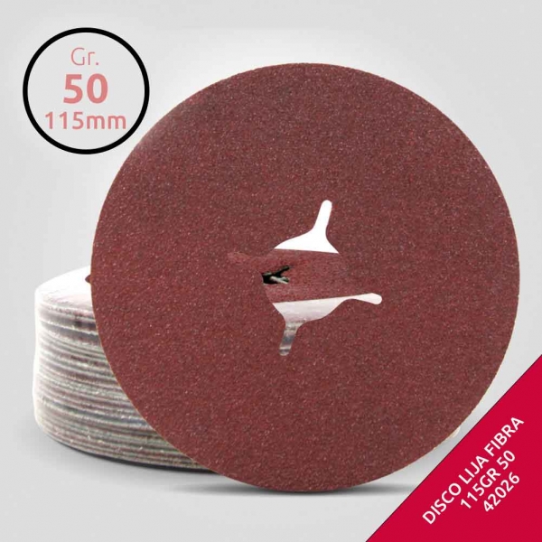 Foto principal DISCO LIJA FIBRA 115X22 MM GR.50