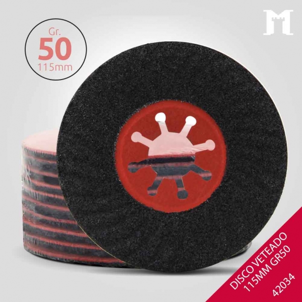 Foto principal DISCO  LIJA VETEADO 115MM. GR.50