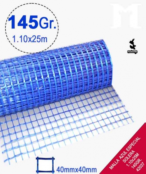 Foto principal MALLA REVOCO MORTERO AZUL 1.10MX25M