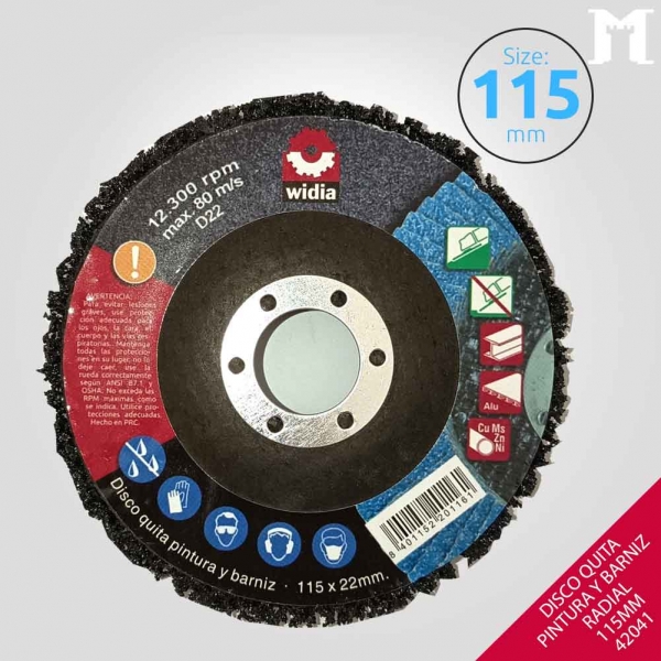 Foto principal DISCO QUITA OXIDO SIN VASTAGO 115MM