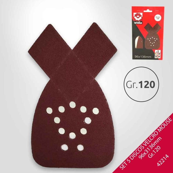 Foto principal D.VELCRO MOUSE 96X136 GR.120 SET 5