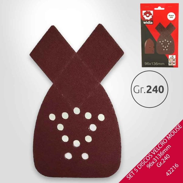 Foto principal D.VELCRO MOUSE 96X136 GR.240 SET 5