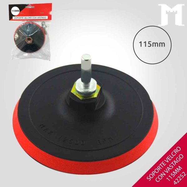 Foto principal SOPRTE DISCO VELCRO CON VASTAGO 115