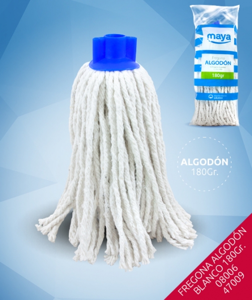 Foto principal FREGONA ALGODÓN 180Gr BLANCO 08006
