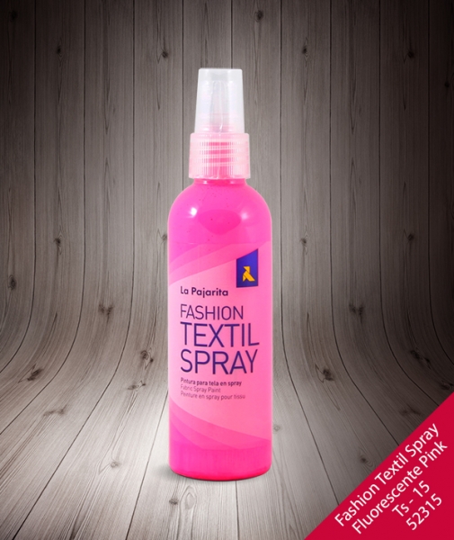 Foto principal FASHION TEXTIL SPRAY FLUORESCENTE PINK 100ML TS-15