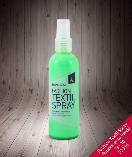 Foto principal FASHION TEXTIL SPRAY FLUORESCENTE GREEN 100ML TS-16