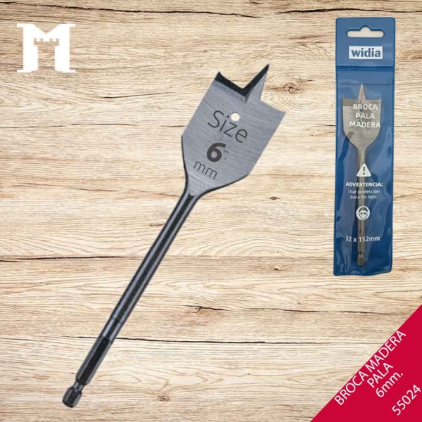 Foto principal BROCA MADERA PALA 6MM.LARGO 152MM.